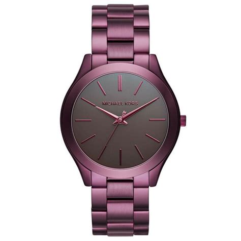 michael kors purple watch mk3551|Michael Kors MK3551 Women's Watch Purple Plum Stainless .